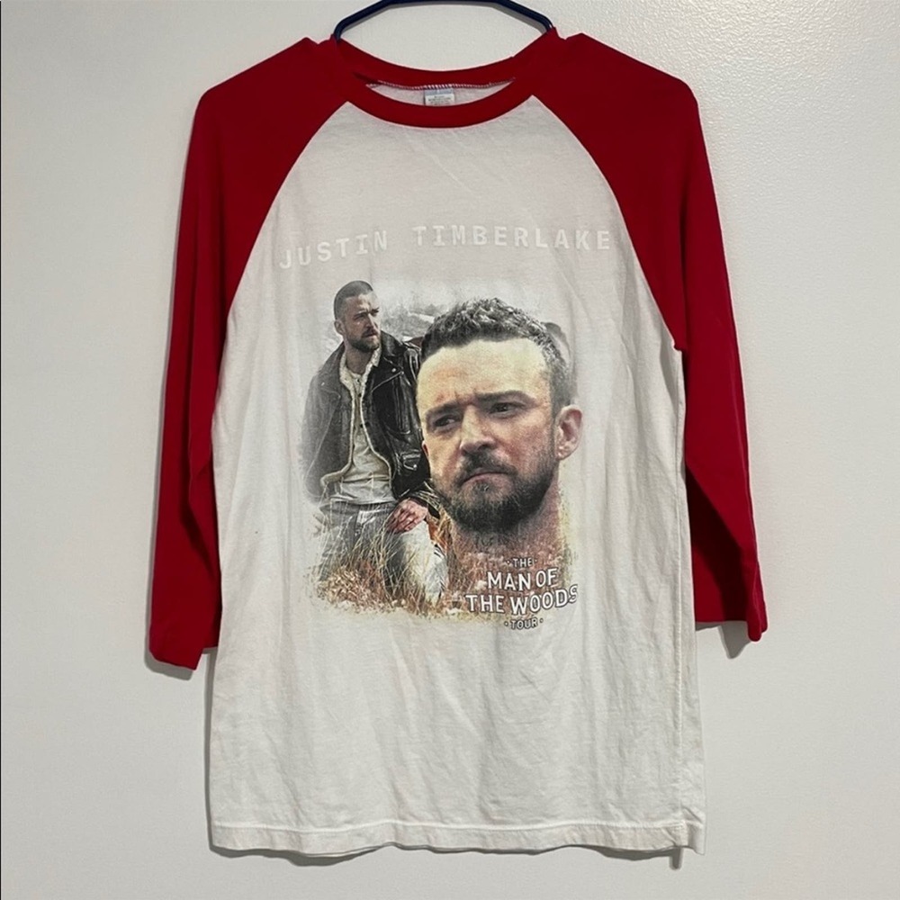 Justin Timberlake‎ Man of the Woods Concert Tour shirt, Women’s sz Small